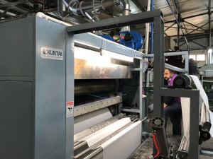 Automatische drie-in-een vlamlamineermachine
