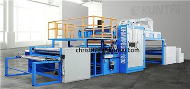 UHMW-PE UD Aramide stoffenmachine